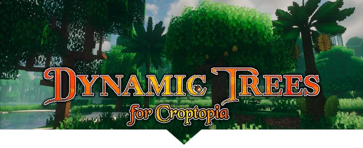 Dynamic Trees - Croptopia , Моды, Minecraft