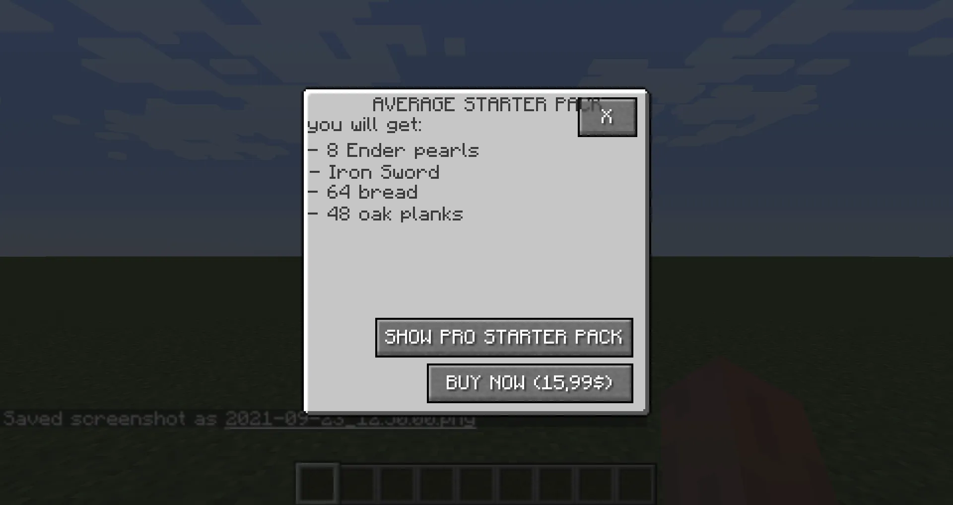 pay2play, Моды, Minecraft