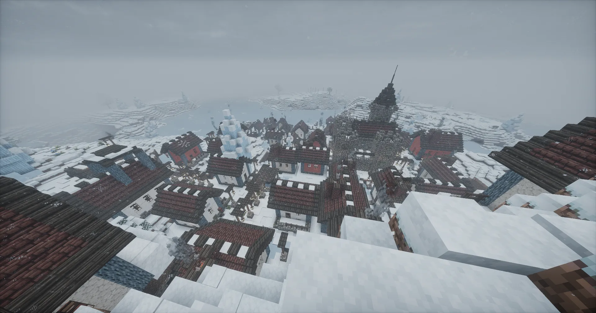 Frozen in Time ( Horror Survival ) — скриншот 3 (Модпаки, Minecraft)