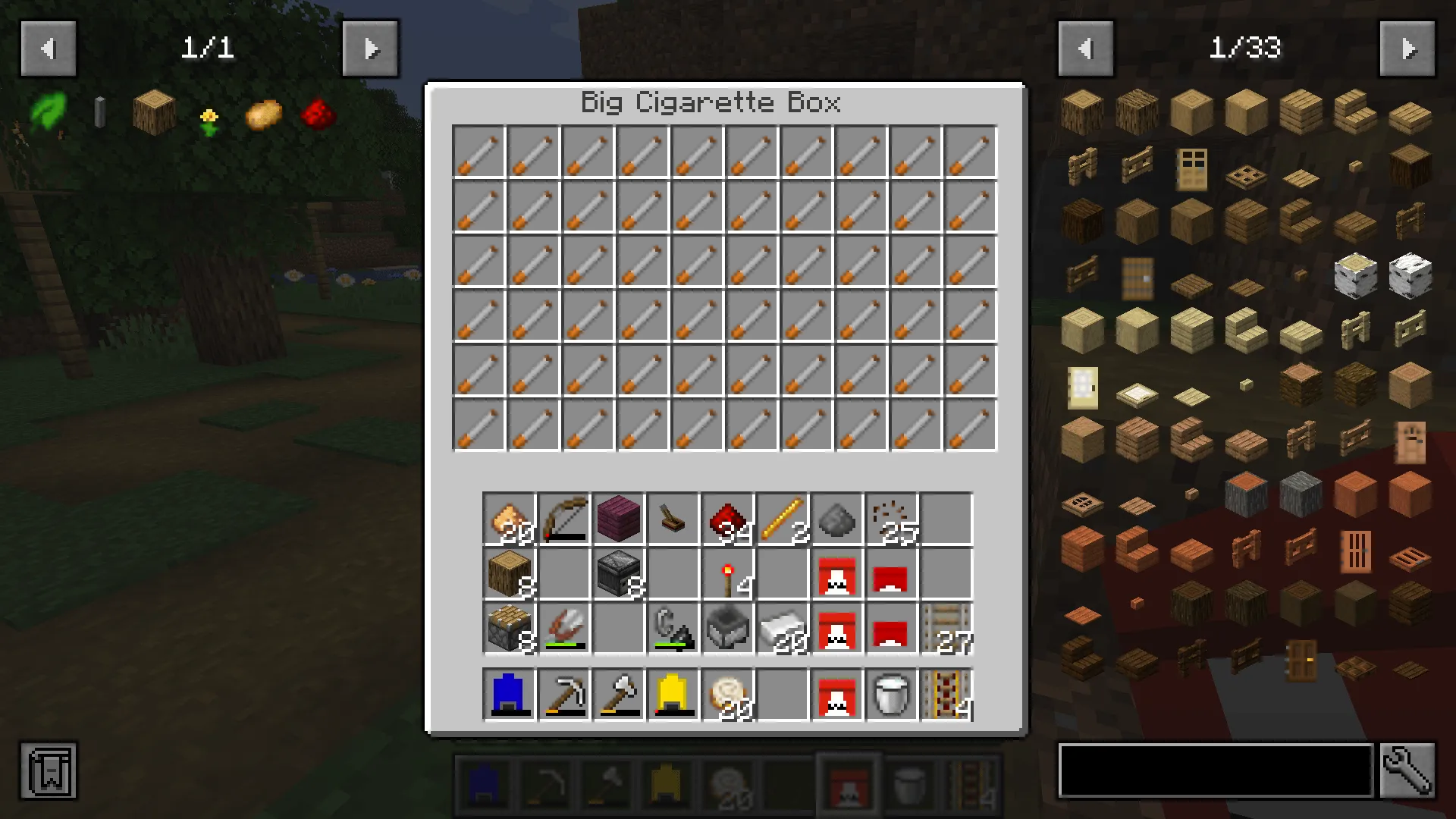 Immersive Addictives, Моды, Minecraft