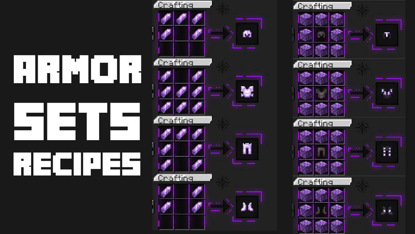 Amethyst Expansion - Weapons and structures, Моды, Minecraft