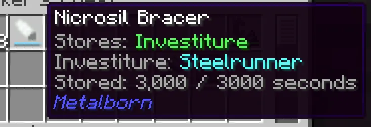 Metalborn, Моды, Minecraft