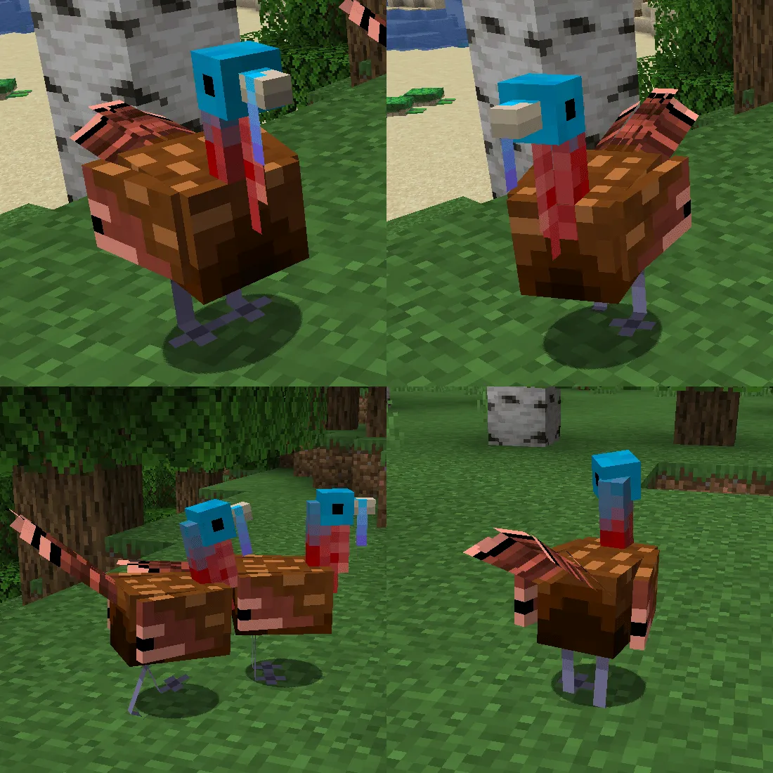Dragons1019367's Turkeys Mod (Neo(Forge)) — скриншот 1 (Моды, Minecraft)
