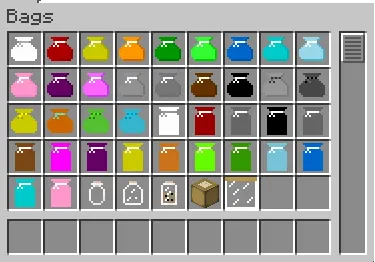 Sc4ry Simple Bags — скриншот 2 (Моды, Minecraft)