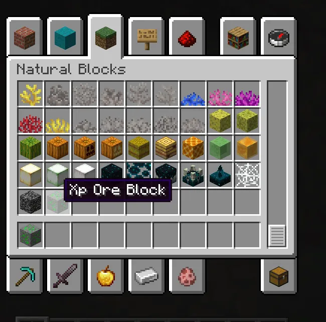 Block XP, Моды, Minecraft