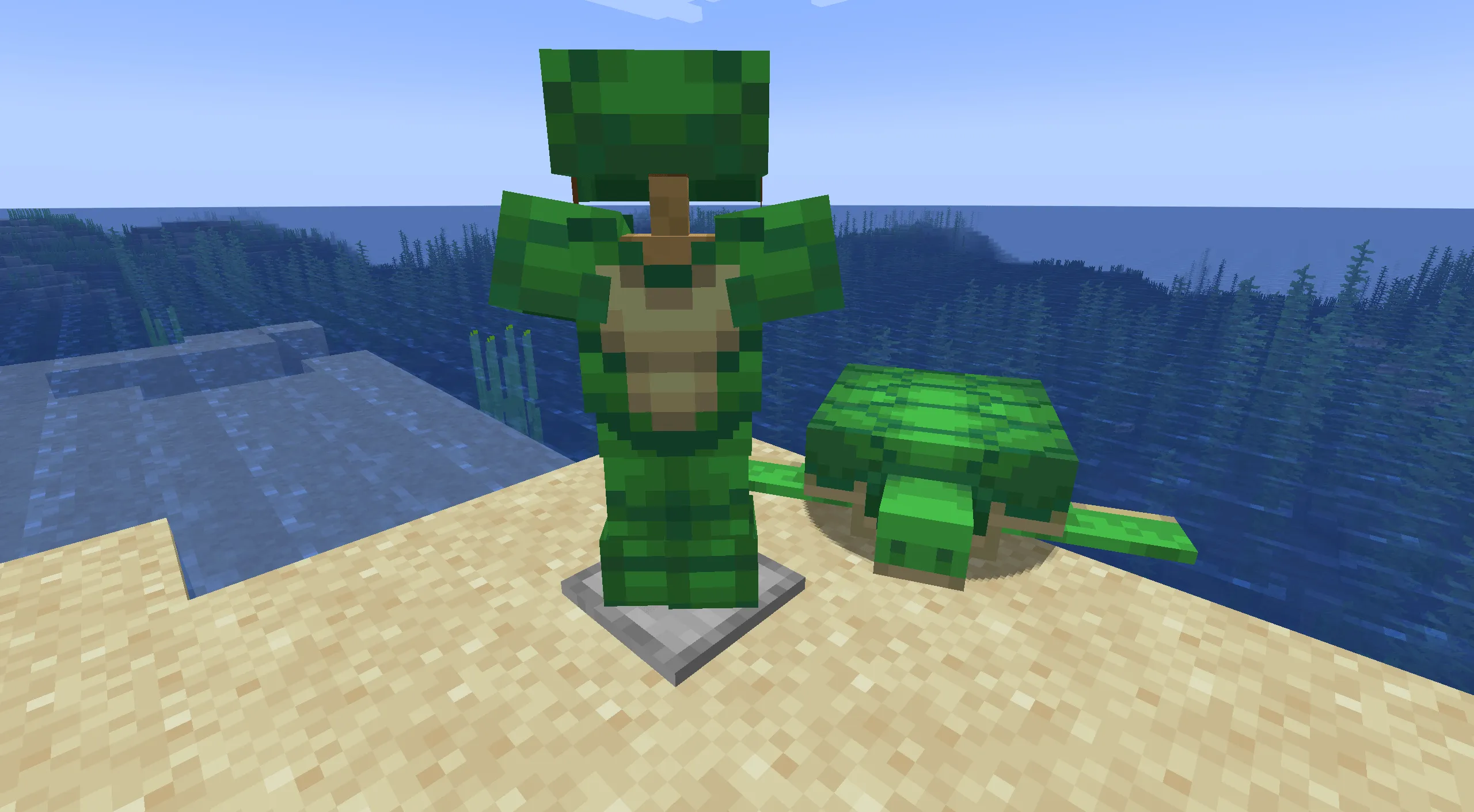 ZVX Turtle Armor — скриншот 1 (Дата-паки, Minecraft)