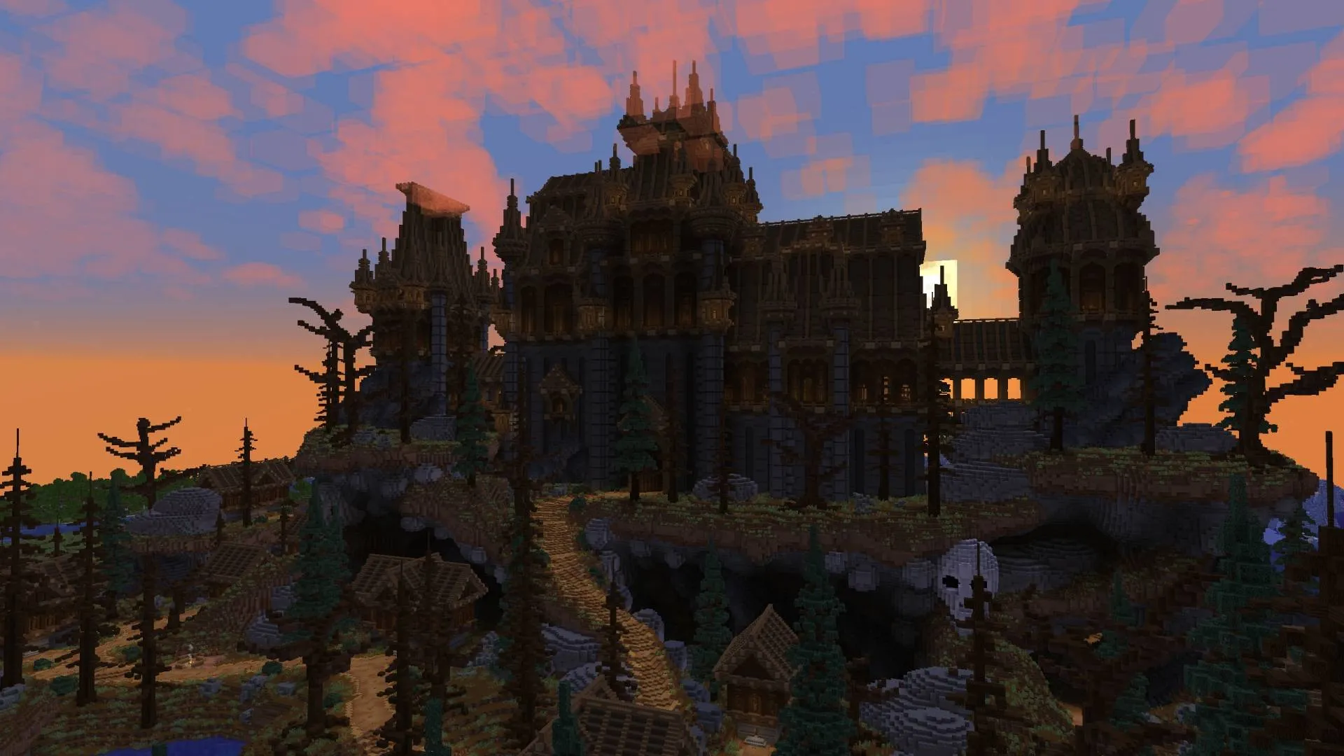 Haunted Castle - Survival Spawn — скриншот 3 (Карты, Minecraft)