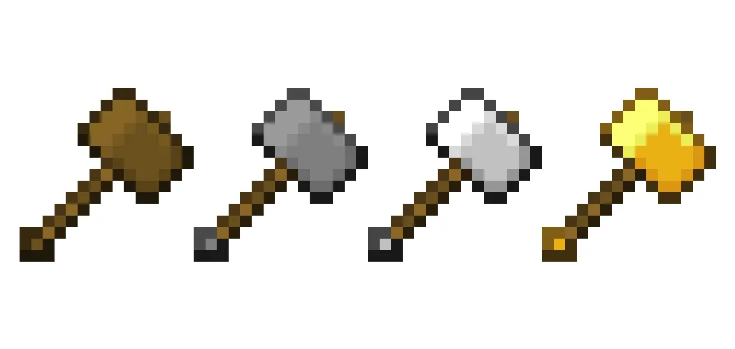 Easy Hammers Vanilla Textures, Текстуры, Minecraft