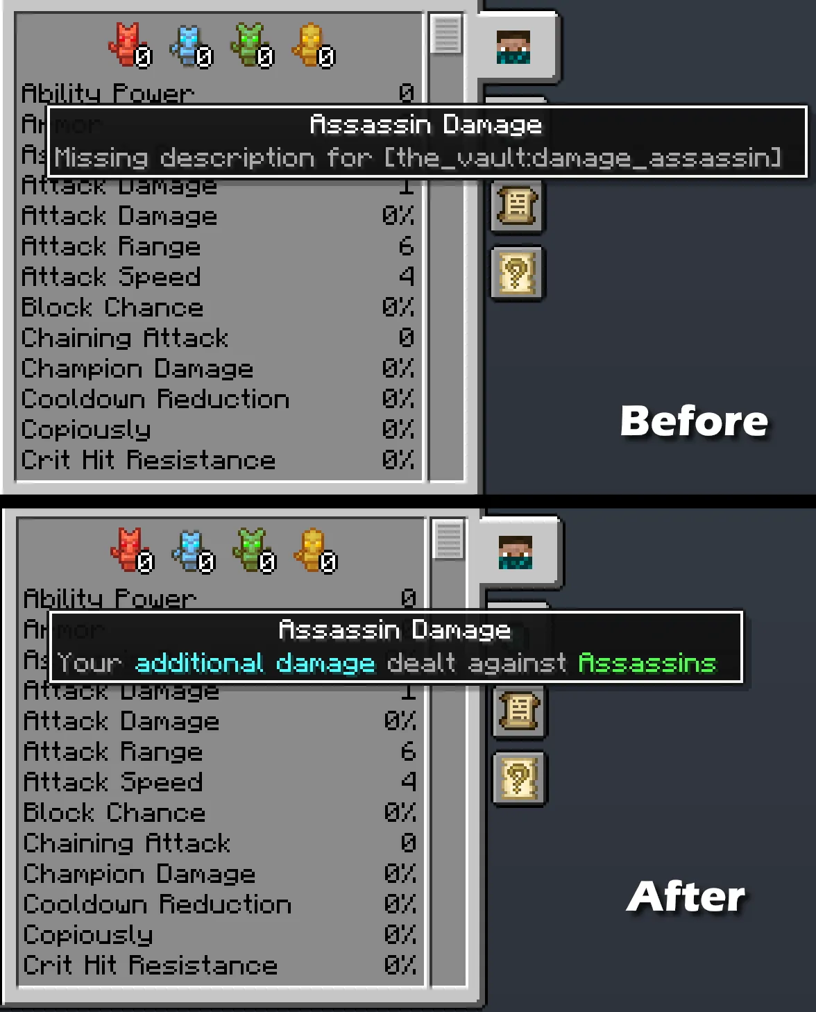 QOL Hunters, Моды, Minecraft