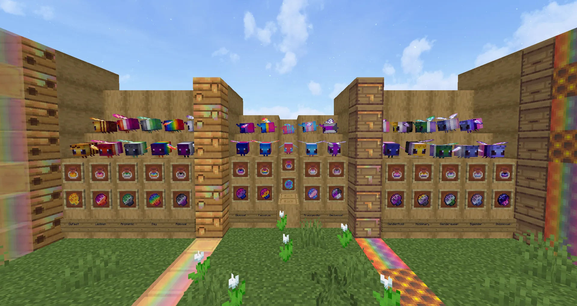 S33R Gay Bees! — скриншот 1 (Текстуры, Minecraft)