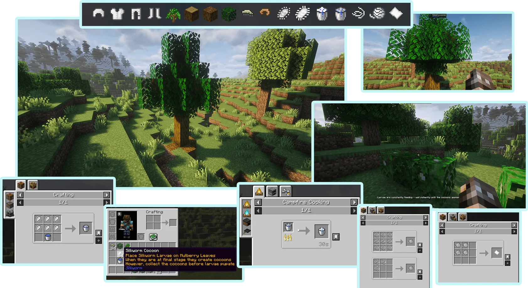 Silkworm, Моды, Minecraft