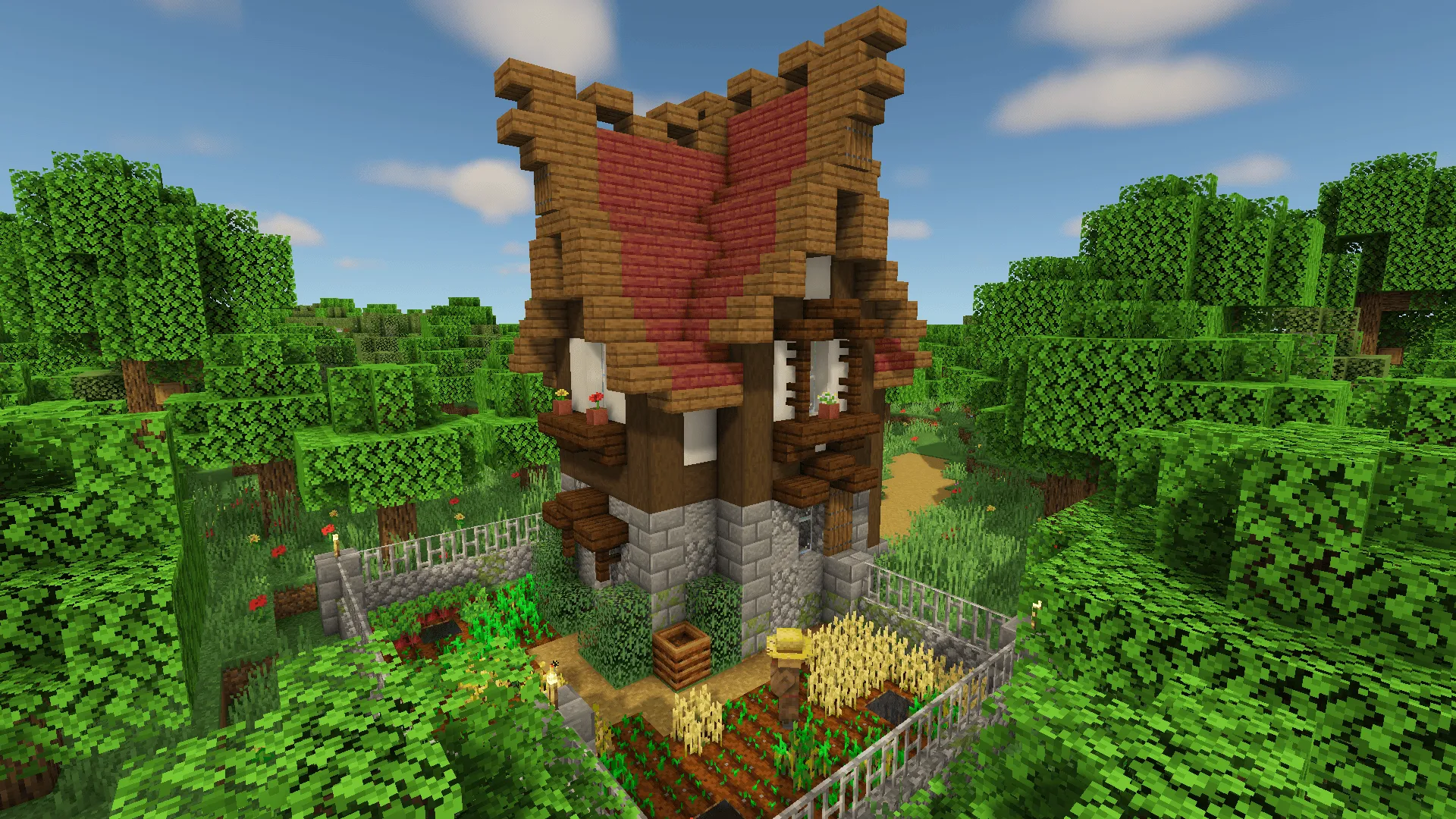 Starter House 1, Карты, Minecraft