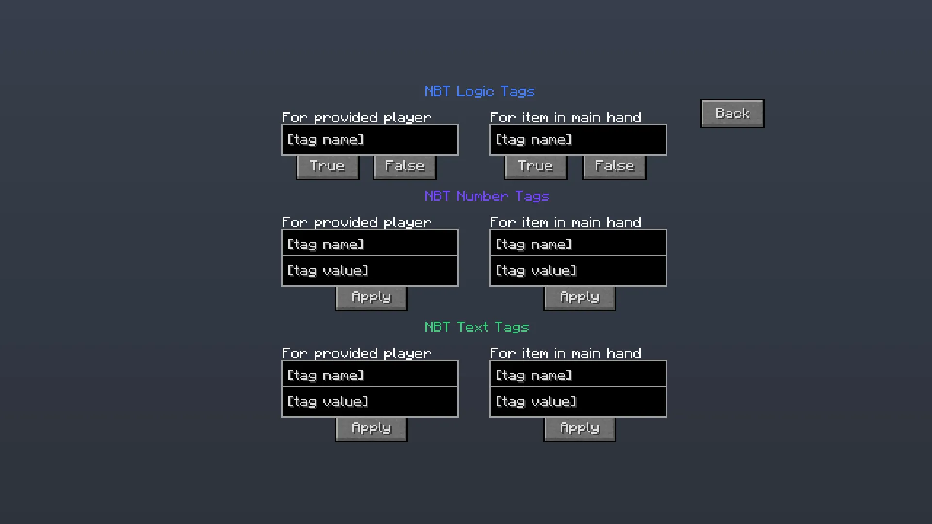 Egorich's Admin Panel, Моды, Minecraft