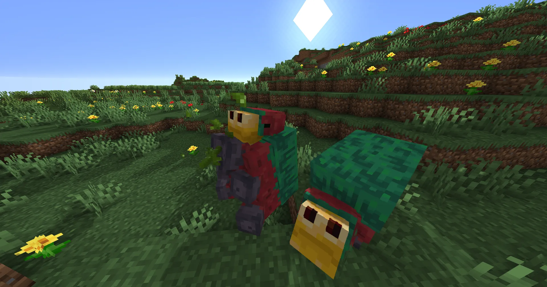 Shiny's Sniffers, Текстуры, Minecraft