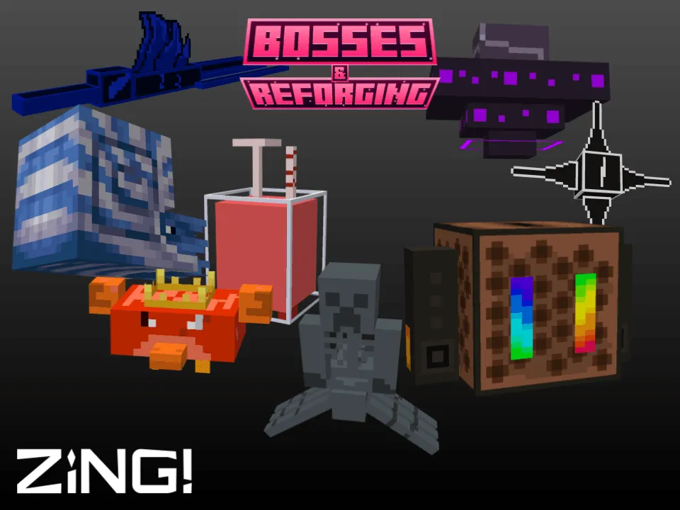 ZiNG's Creatures — скриншот 3 (Моды, Minecraft)