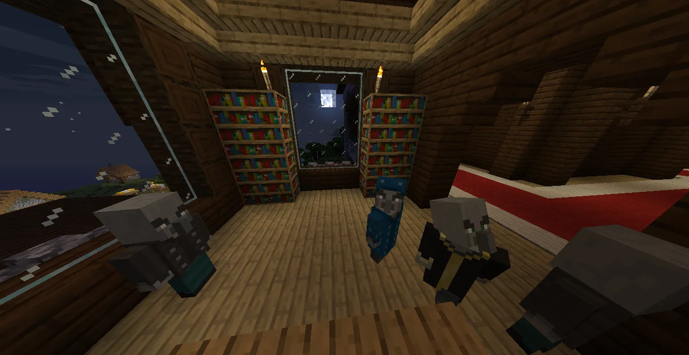 Villagers with Separated Arms — скриншот 1 (Текстуры, Minecraft)