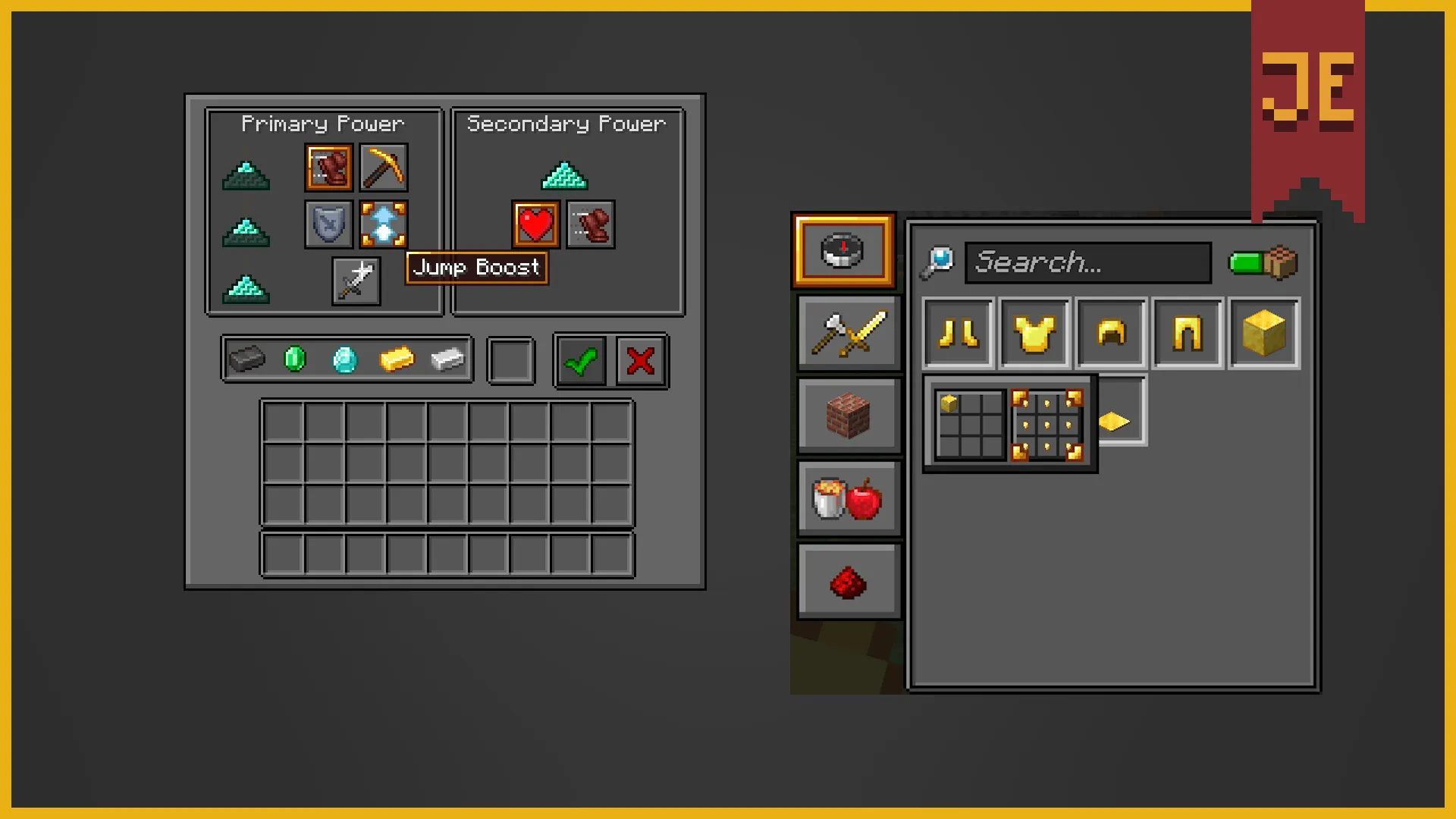 Dary's Dark GUI — скриншот 7 (Текстуры, Minecraft)