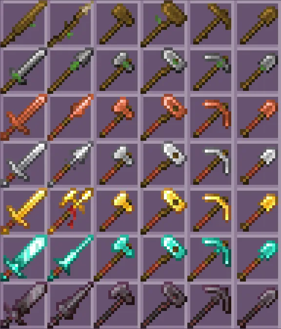 ukia's tools, Текстуры, Minecraft