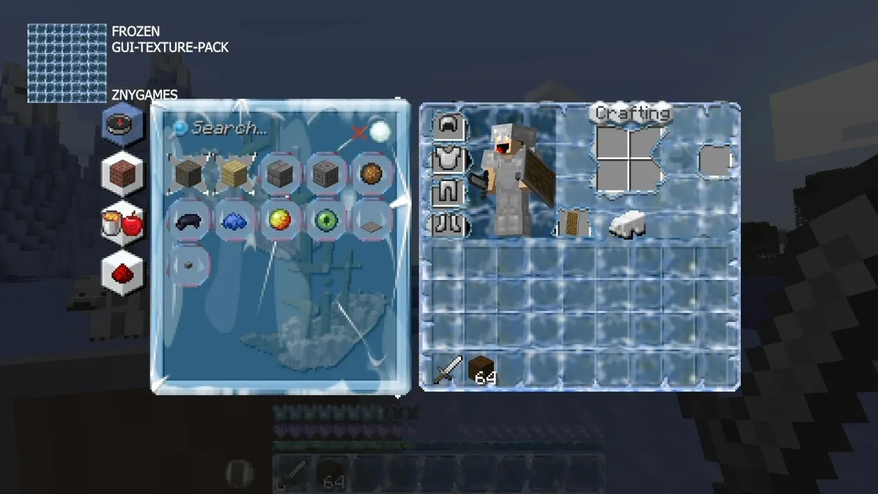 FROZEN, Текстуры, Minecraft