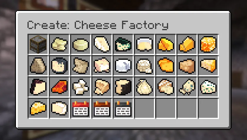 Create: Cheese Factory, Моды, Minecraft