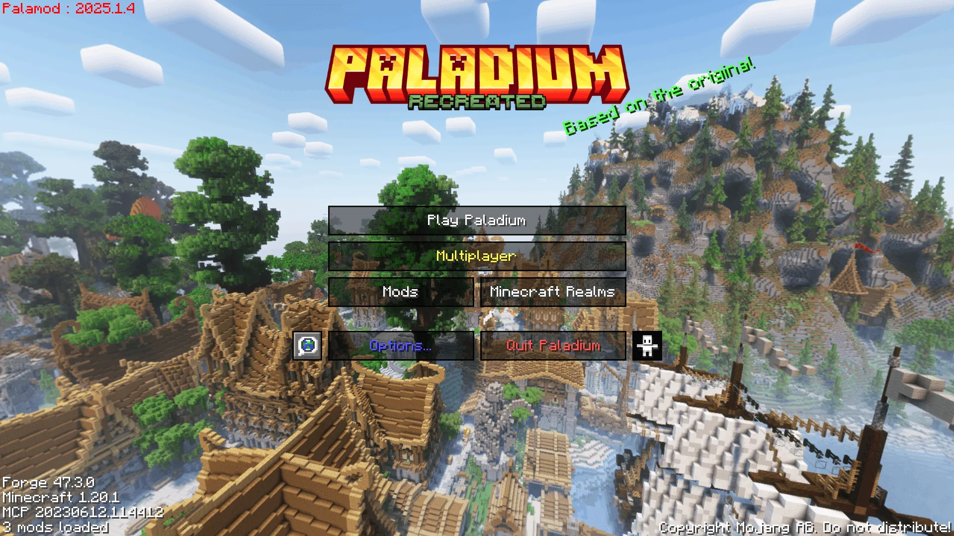 Palamod Recreated, Моды, Minecraft