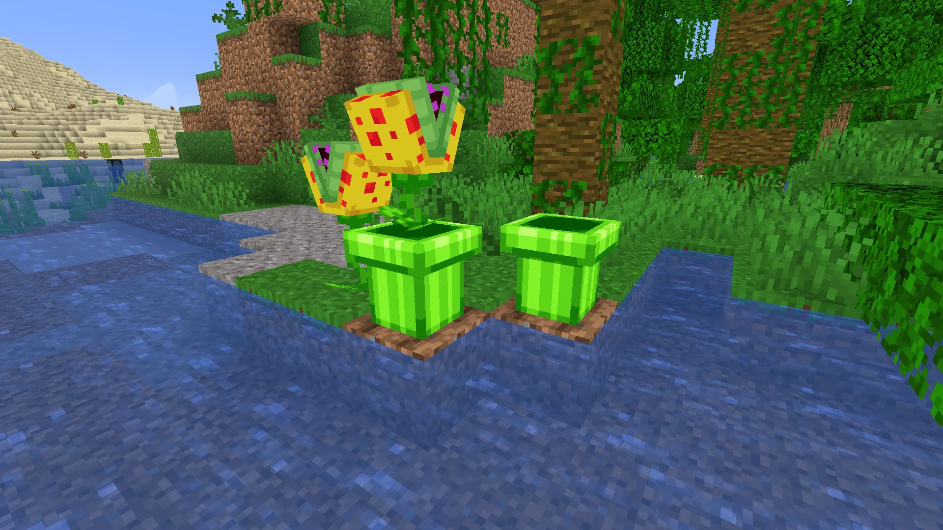 Piranha Pitcher Plants — скриншот 5 (Текстуры, Minecraft)