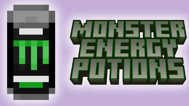 Monster Energy Can Potions — скриншот 1 (Текстуры, Minecraft)