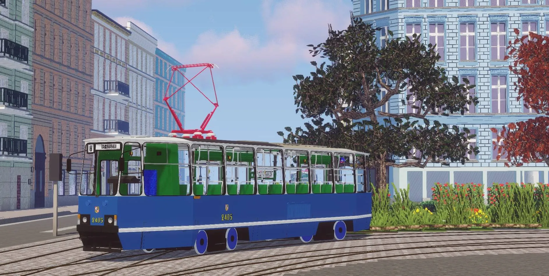 Krystek Tram Pack [Immersive Railroading] — скриншот 1 (Текстуры, Minecraft)