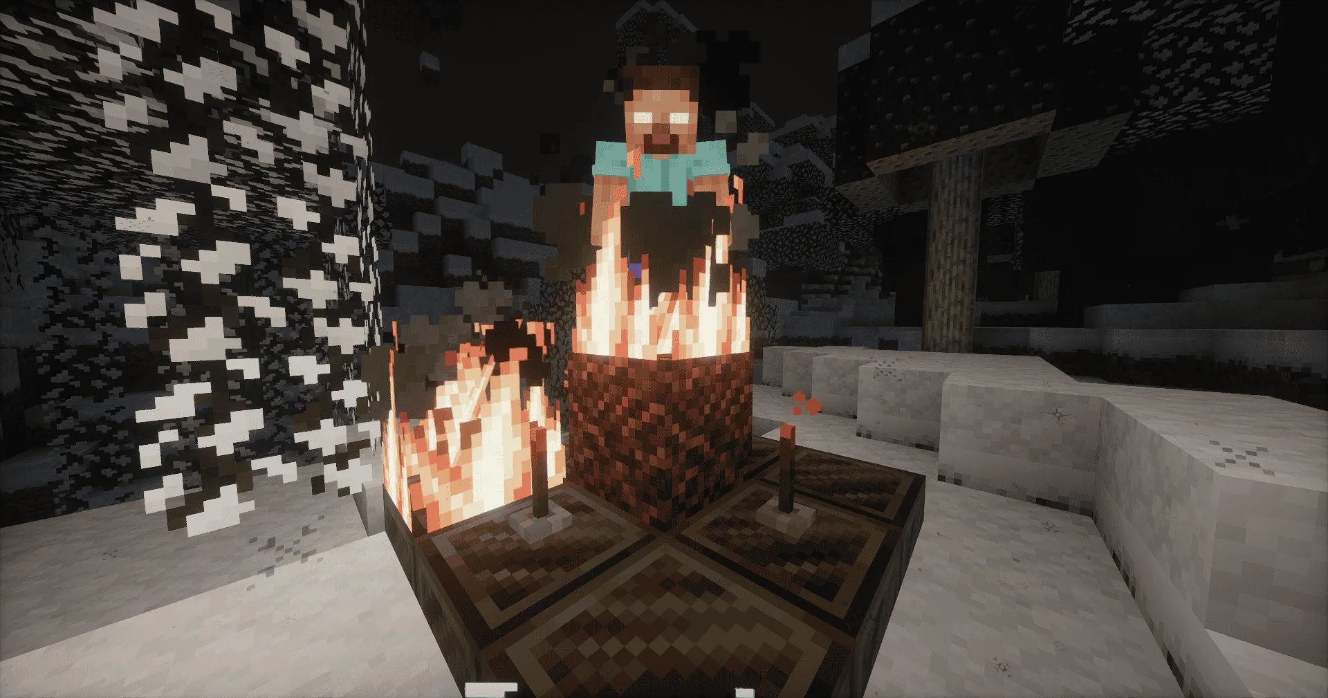 Frozen in Time ( Horror Survival ) — скриншот 1 (Модпаки, Minecraft)