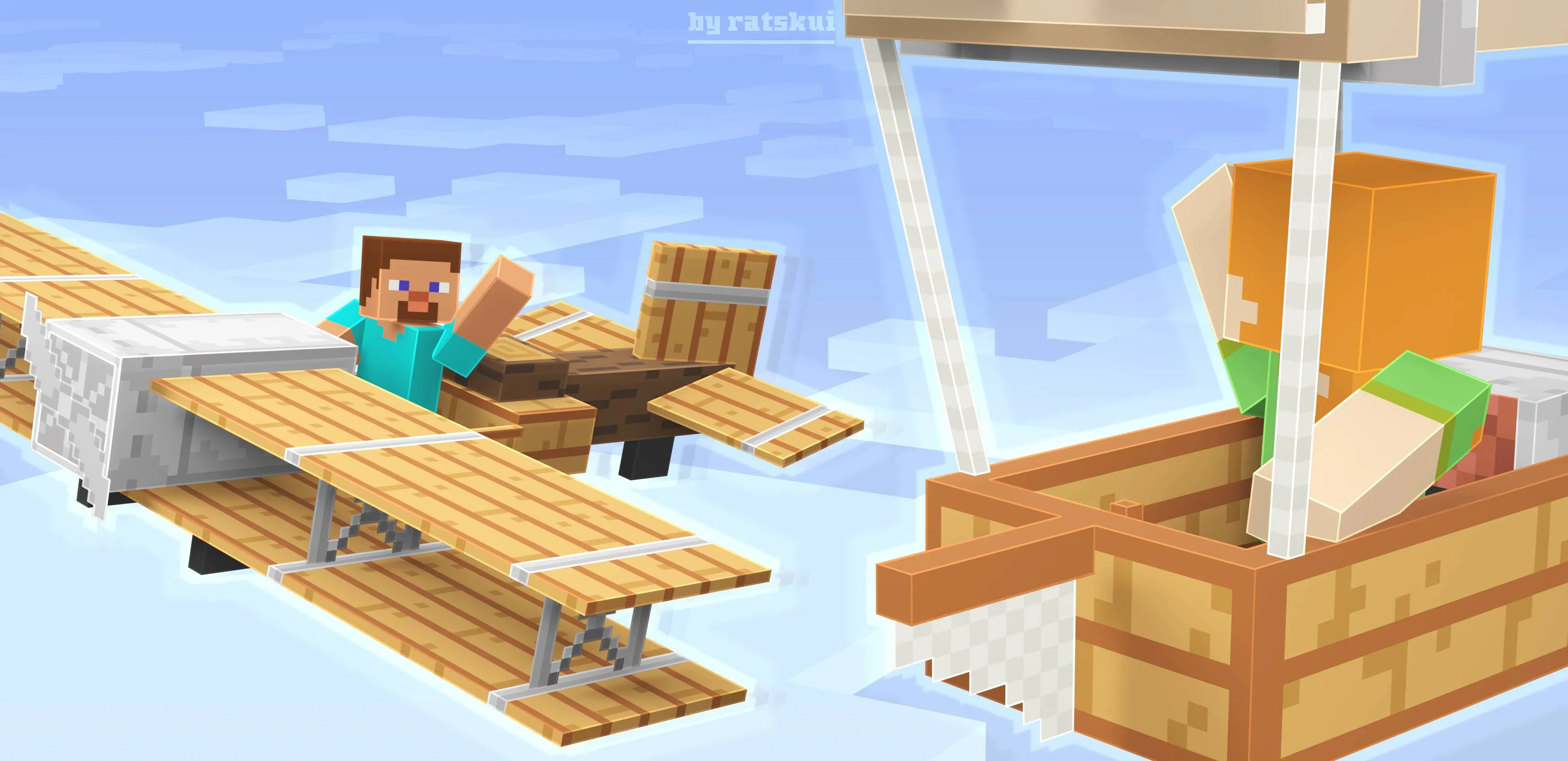 Immersive Aircraft x Bare Bones, Текстуры, Minecraft