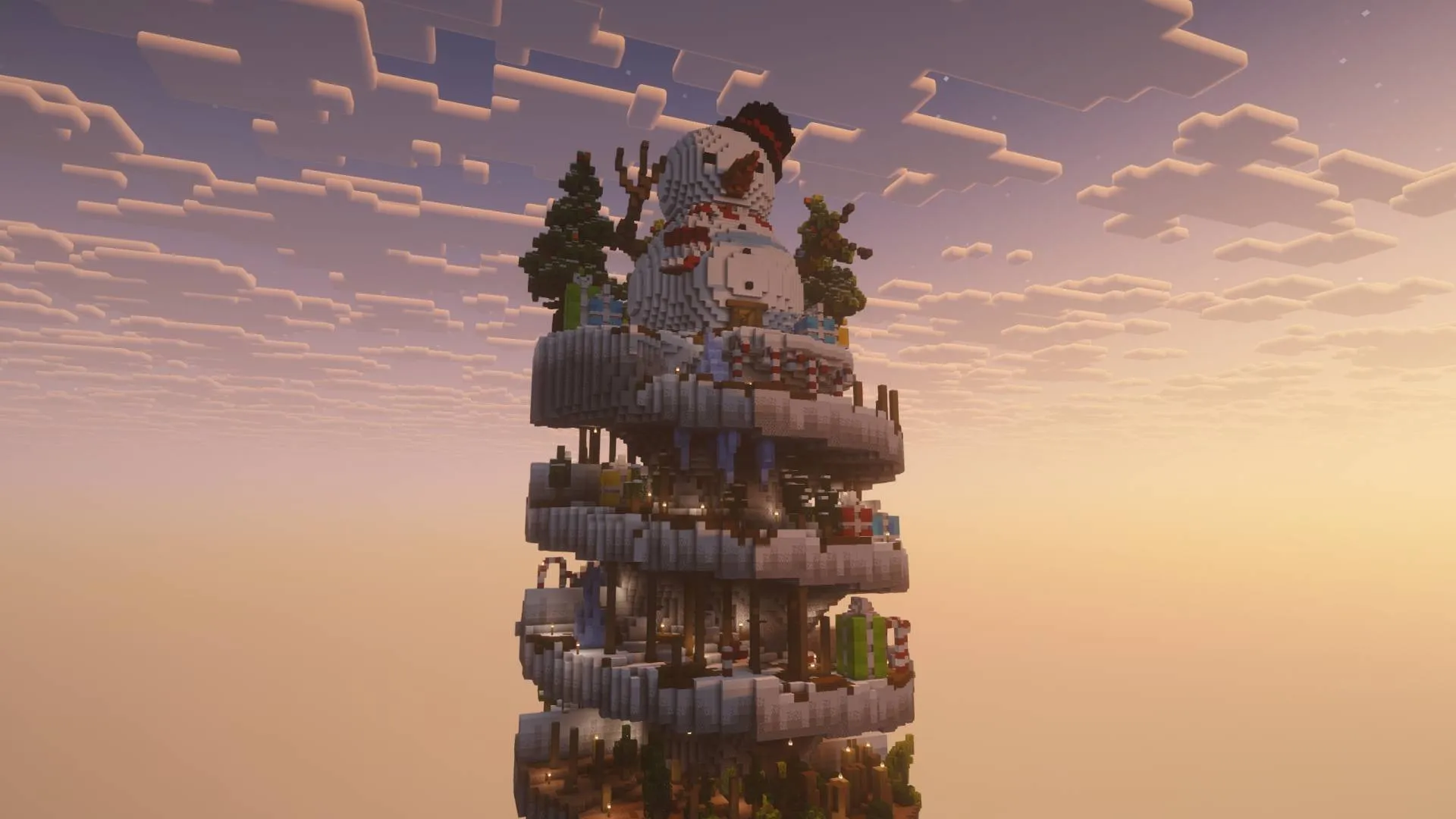 Christmas Parkour, Карты, Minecraft