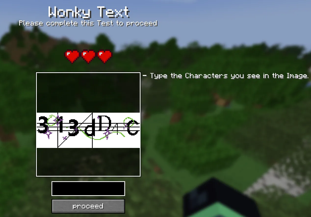 Evil Captcha — скриншот 6 (Моды, Minecraft)