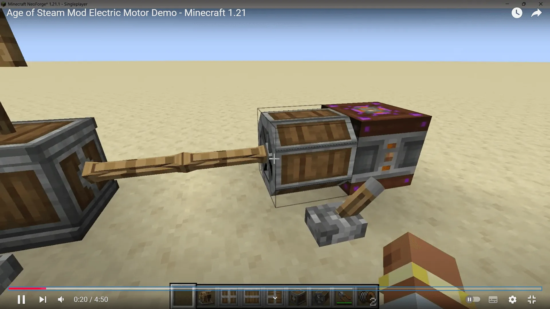 Age of Steam Core, Моды, Minecraft