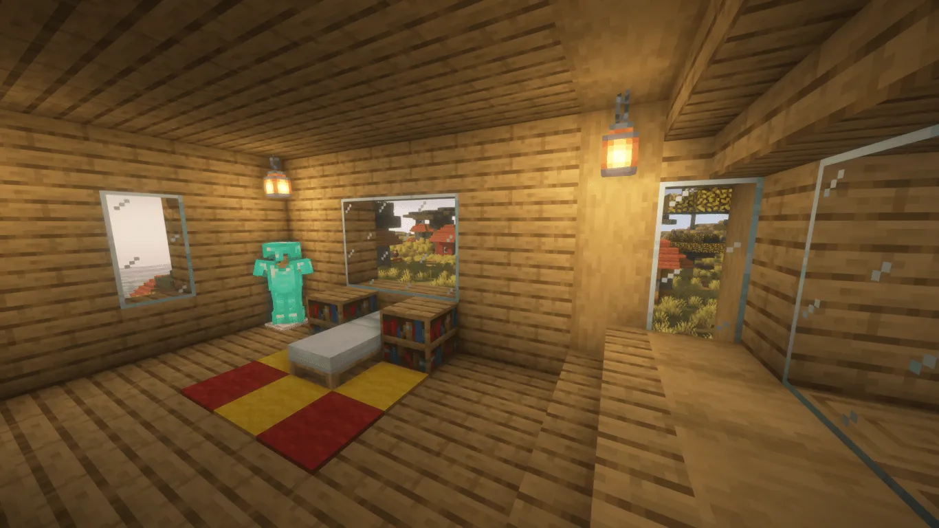 Wooden Modern House — скриншот 6 (Карты, Minecraft)