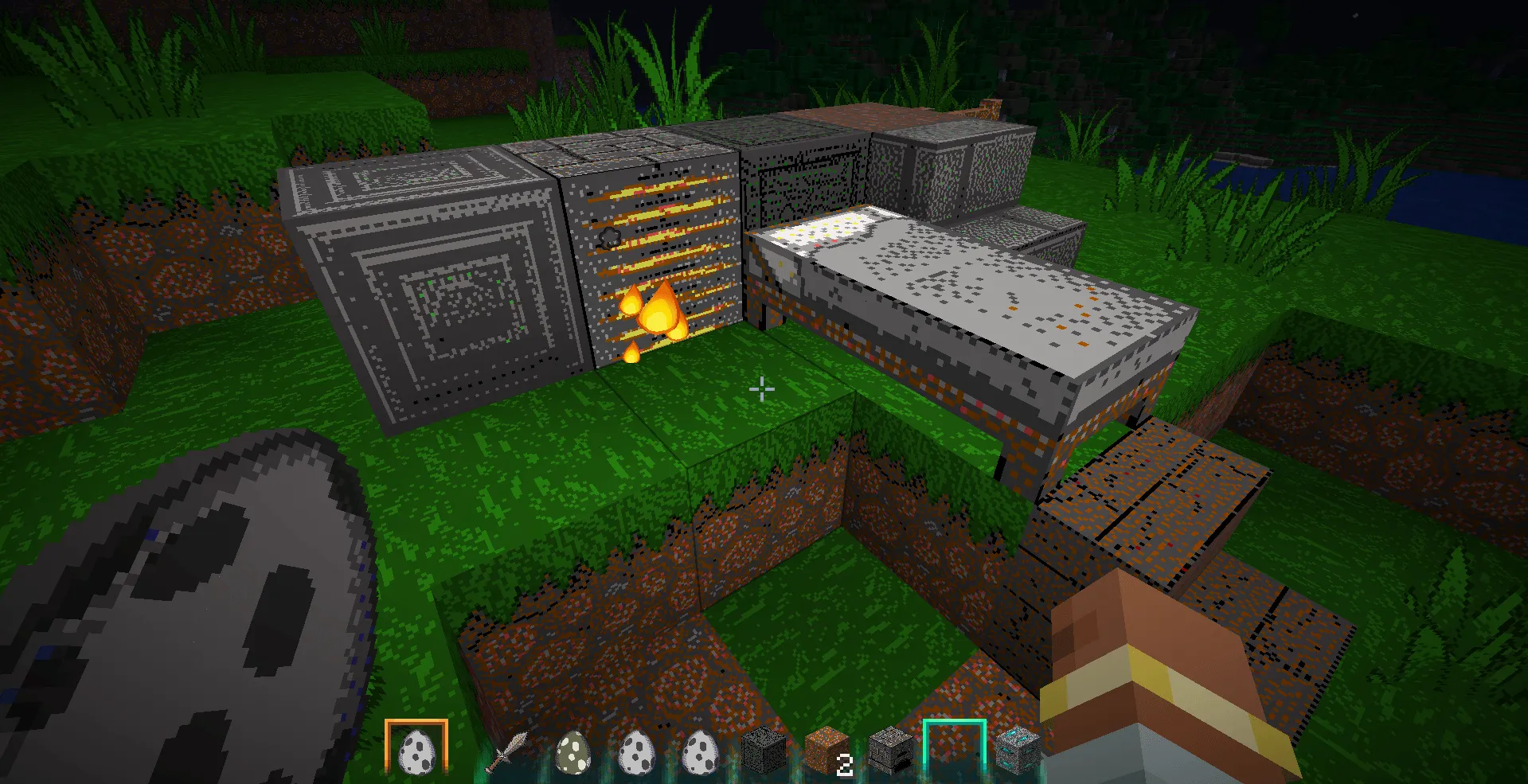 RetroMiner: EGA Edition, Текстуры, Minecraft