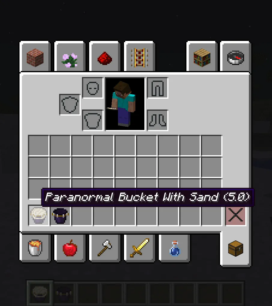 Paranormal Bucket, Моды, Minecraft