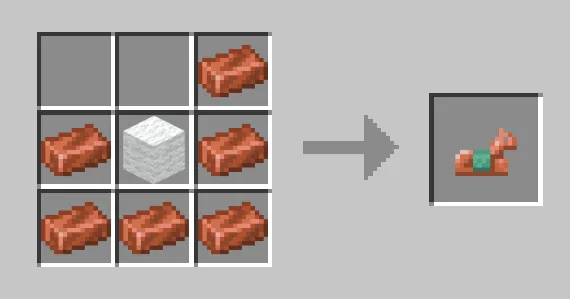 Copper Horse Armour Recipe — скриншот 1 (Дата-паки, Minecraft)