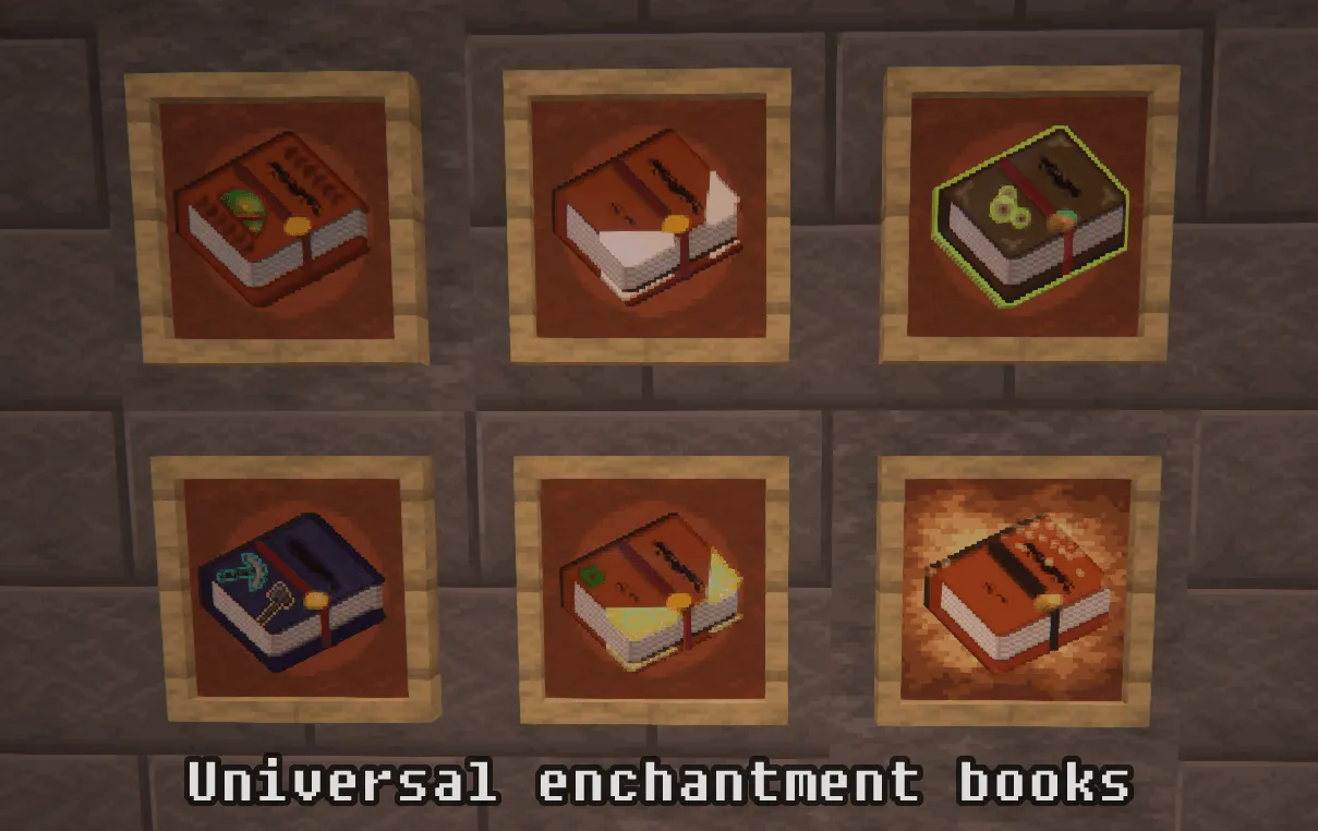Enchanted Books Showcase 64x, Текстуры, Minecraft