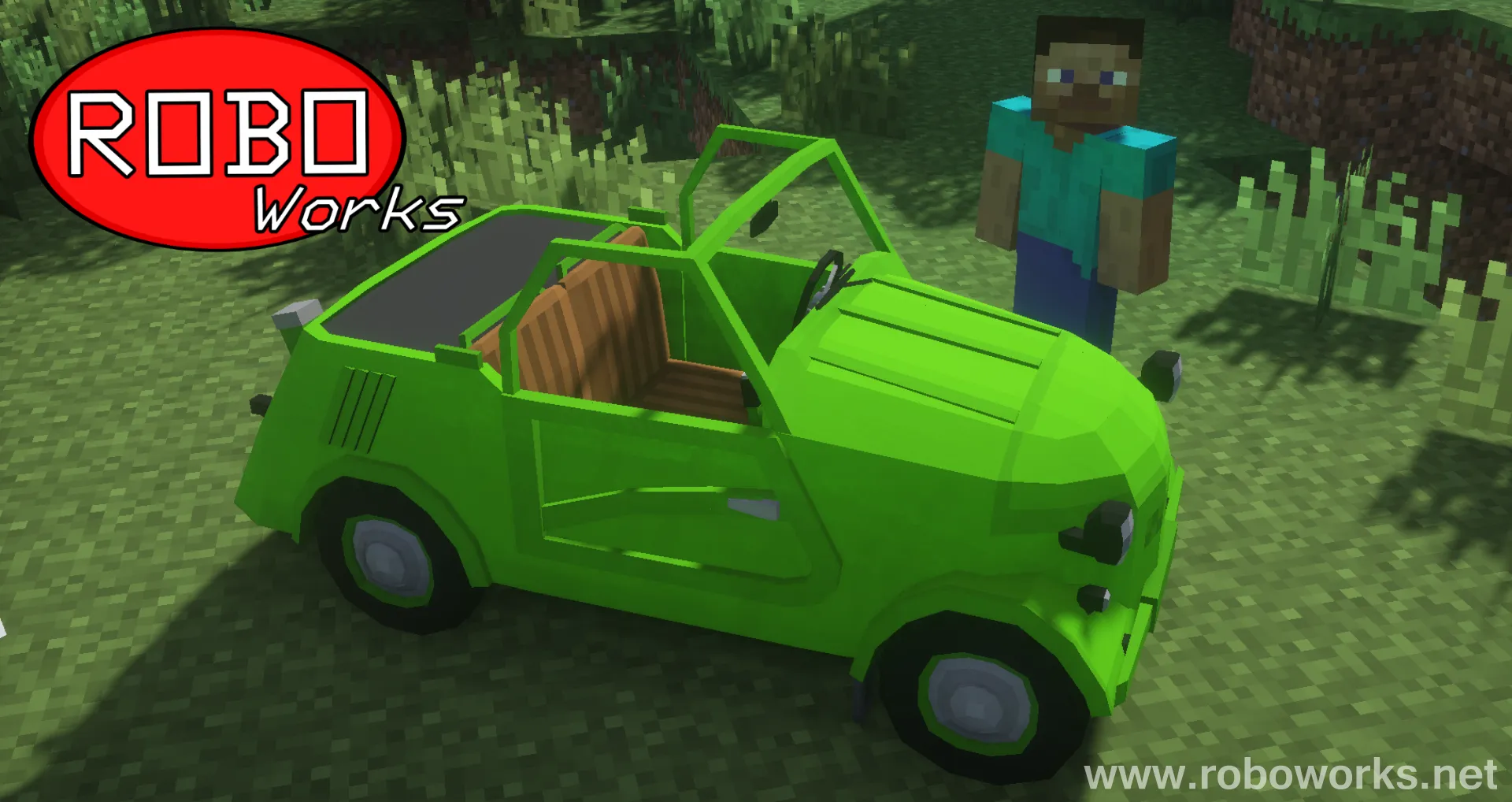 RoboWorks SMZ-S3A Classic Roofless Package — скриншот 1 (Моды, Minecraft)