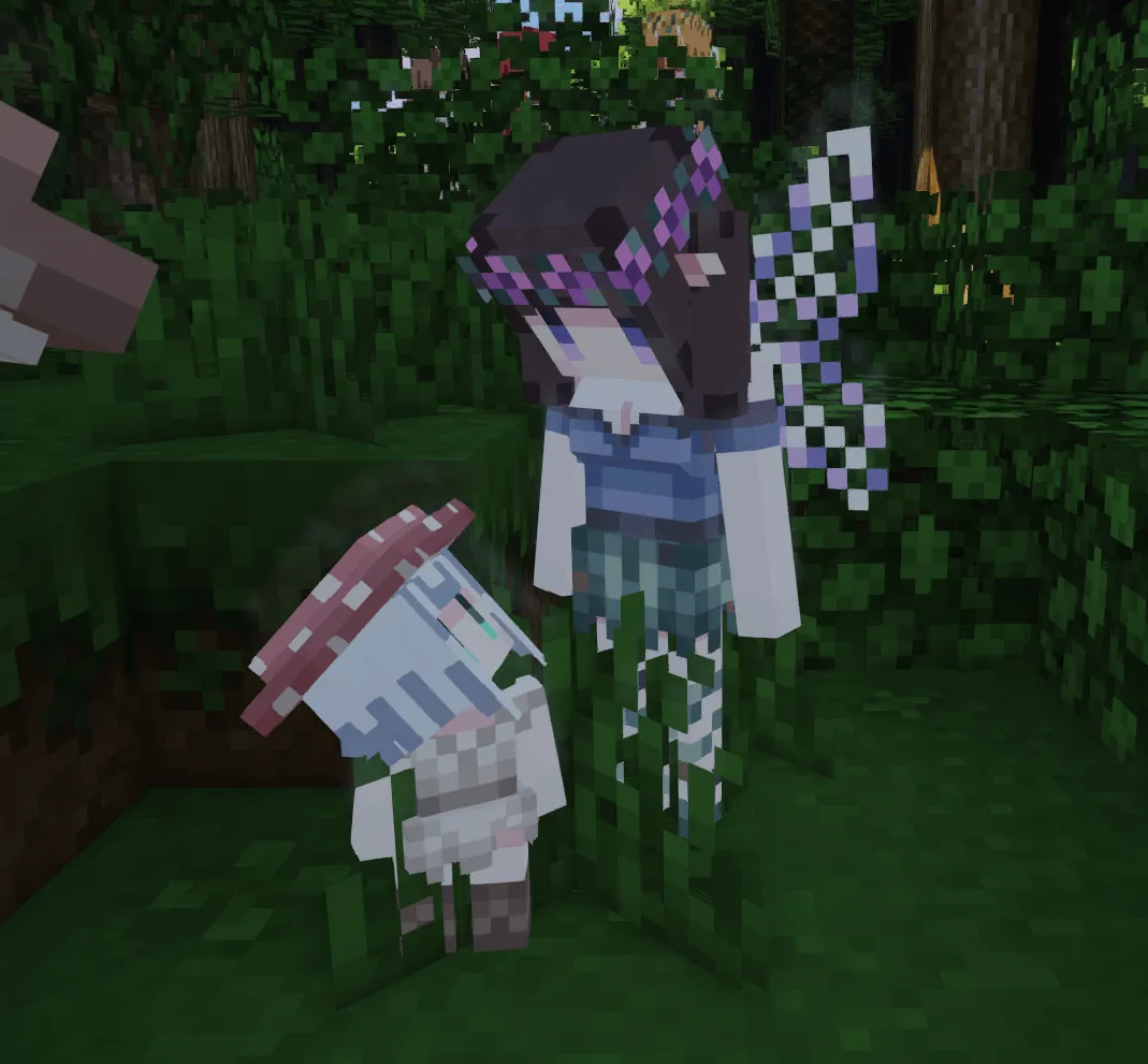 Melody's Cute Girl Villagers — скриншот 14 (Текстуры, Minecraft)