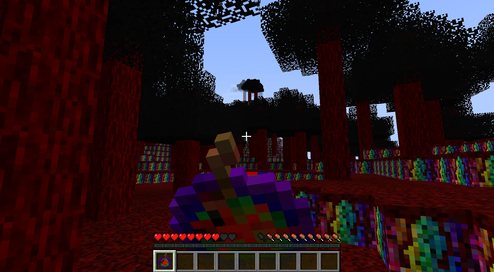 Rainbow Forest and Bleeding Forest Biomes, Моды, Minecraft