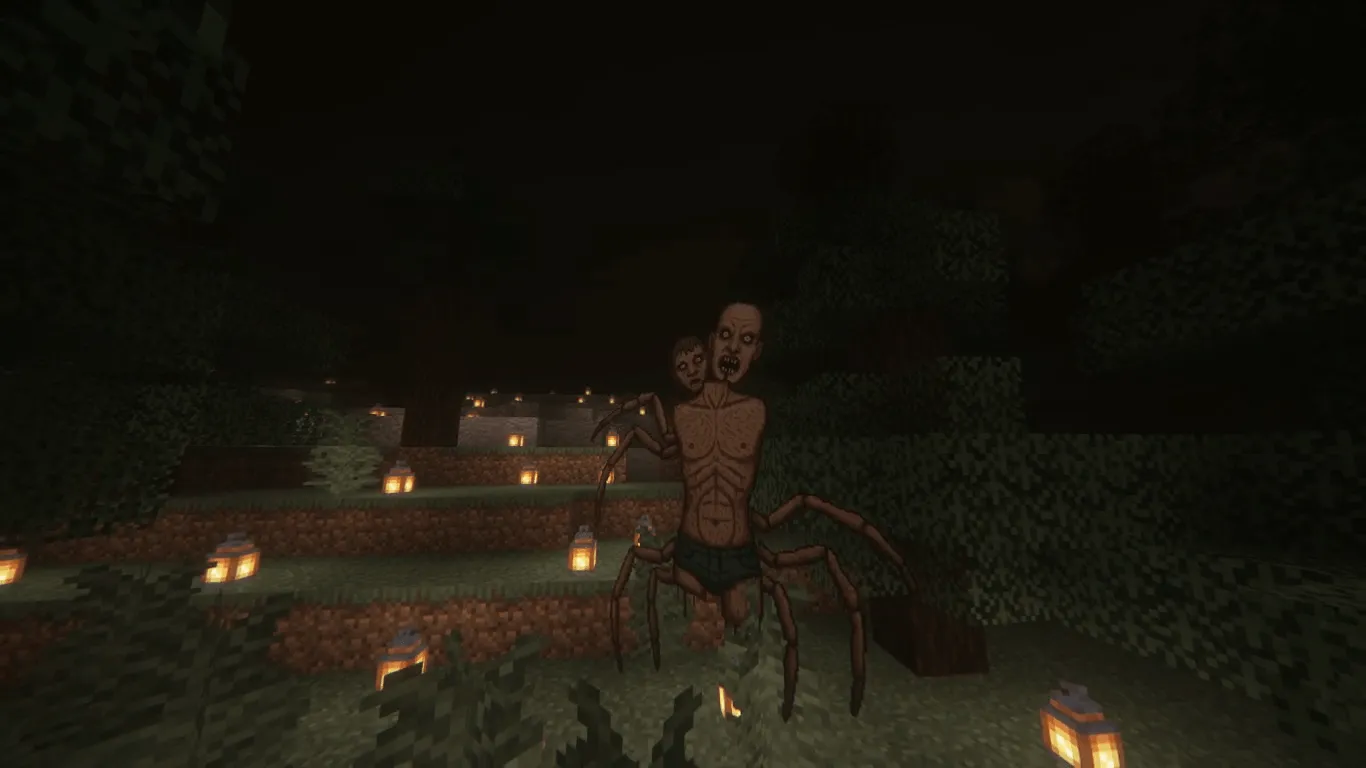The Human Spider — скриншот 1 (Моды, Minecraft)