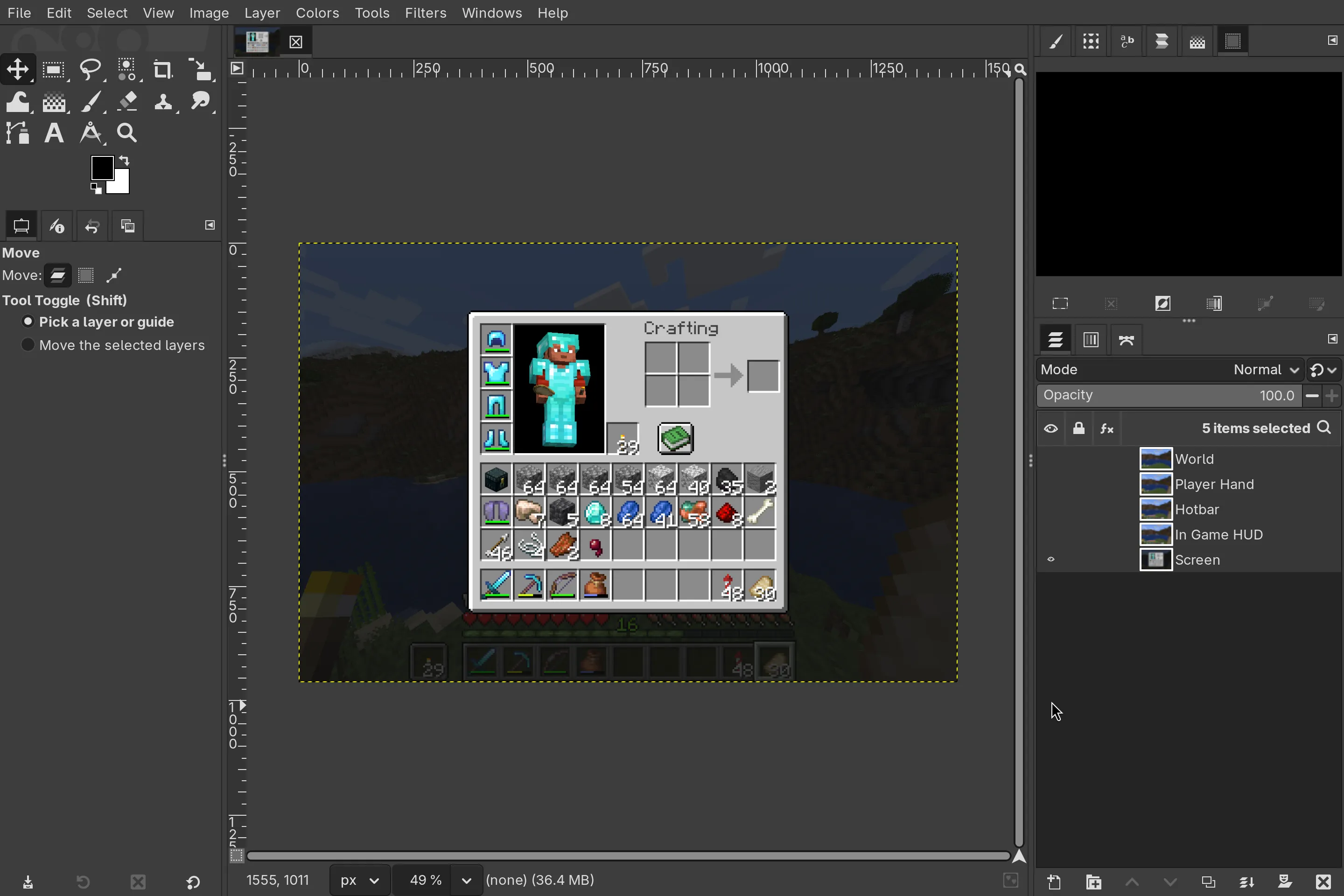 Screenshot Layers — скриншот 1 (Моды, Minecraft)