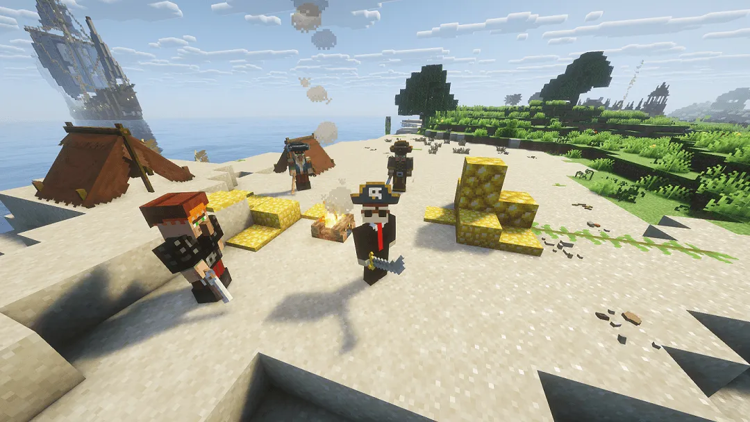 Pirates on a Boat — скриншот 1 (Модпаки, Minecraft)