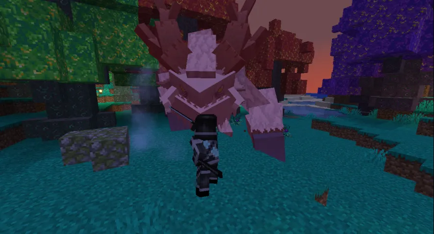 Sword Art Online Age Of Dungeons — скриншот 5 (Модпаки, Minecraft)