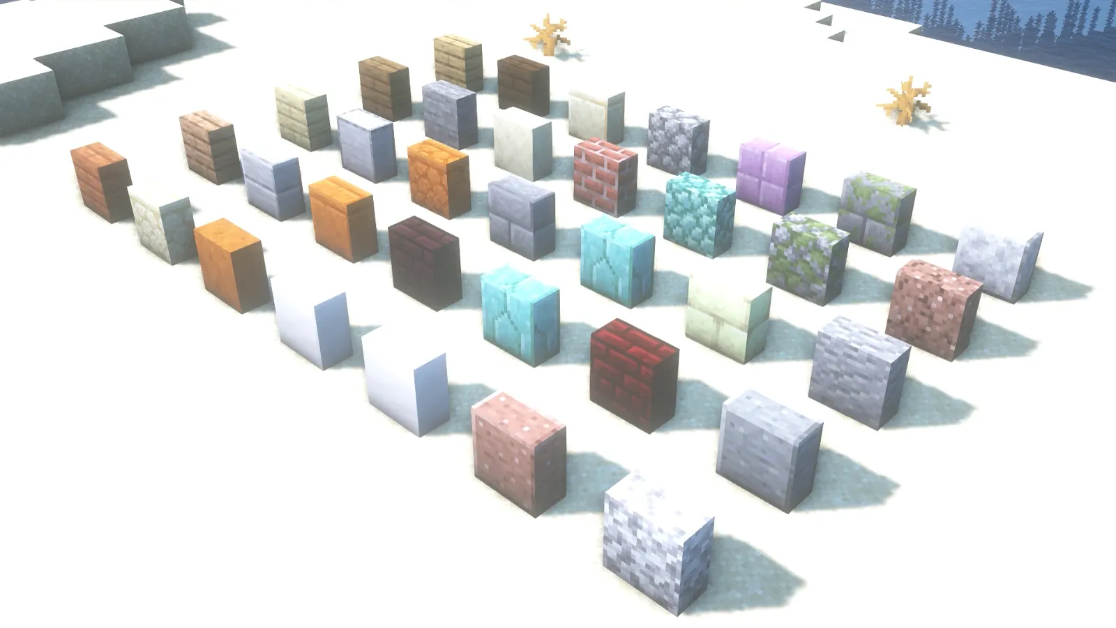 Vertical Slabs And Stairs — скриншот 2 (Моды, Minecraft)