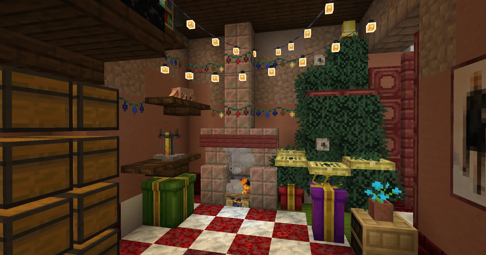 Christmas Lights — скриншот 2 (Моды, Minecraft)