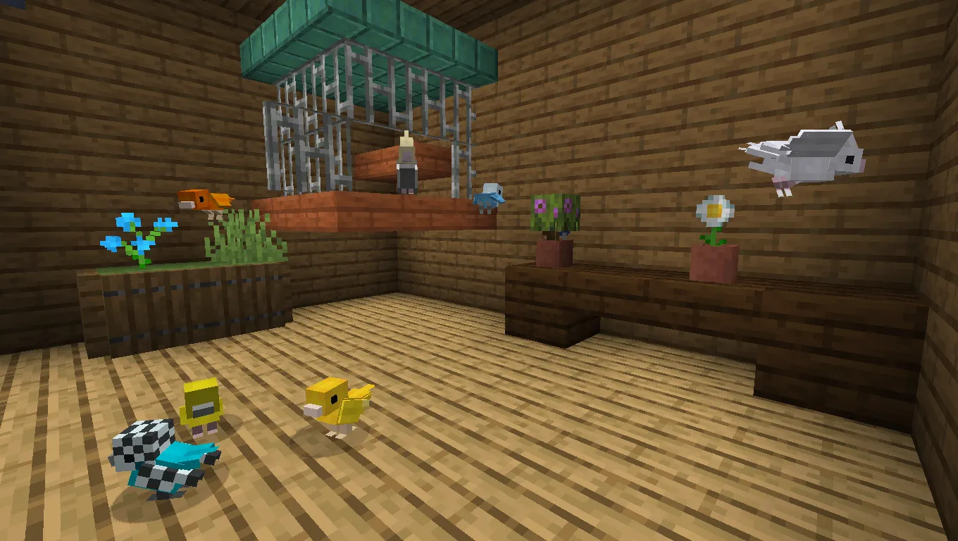 some parrots and birds — скриншот 1 (Текстуры, Minecraft)