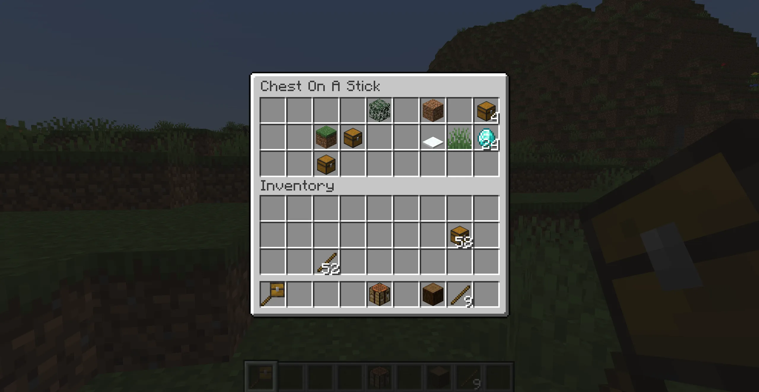 Chest on a Stick - Portable Chests — скриншот 2 (Моды, Minecraft)