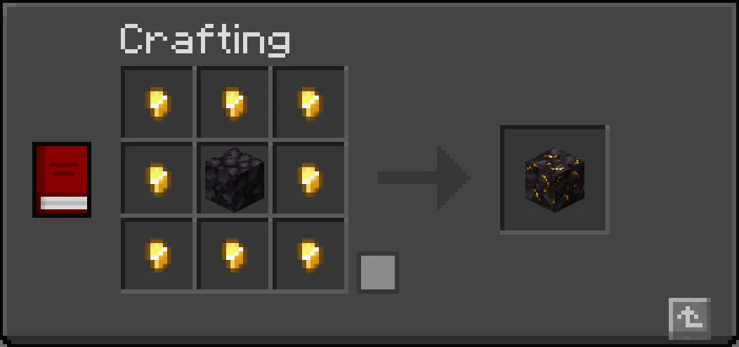 Crafteble Gilded Blackstone, Текстуры, Minecraft